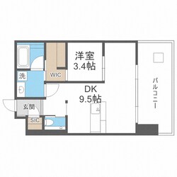 ベネチア天満橋の物件間取画像